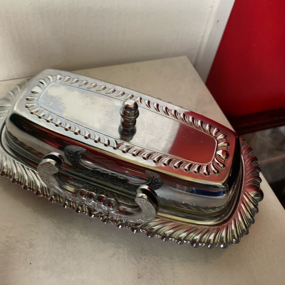 Vintage Irvinware Chrome Butter Dish - Picture 2 of 7